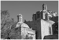 Dome of Rafael Coronel Museum. Zacatecas, Mexico (black and white)
