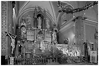 Altar and nativity. Guanajuato, Mexico ( black and white)