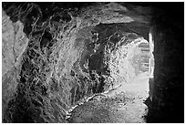 Shaft of La Valenciana mine. Guanajuato, Mexico (black and white)