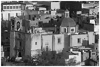 Church San Roque, early morning. Guanajuato, Mexico ( black and white)