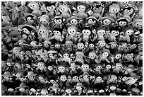 Traditional puppets. Guanajuato, Mexico ( black and white)