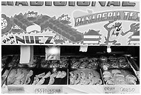Bakery items. Baja California, Mexico ( black and white)