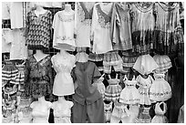 Dresses for sale, La Bufadora. Baja California, Mexico ( black and white)