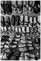 Sandals for sale. Baja California, Mexico ( black and white)