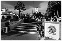 Hotel Riviera Del Pacifico, Ensenada. Baja California, Mexico (black and white)