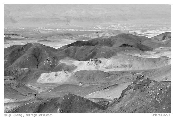 Eroded badlands near Eilat. Negev Desert, Israel