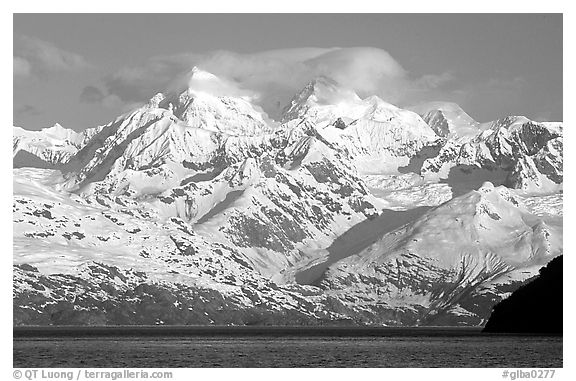 The Fairweather range, West arm. Glacier Bay National Park, Alaska, USA.