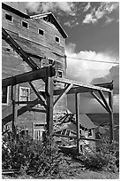 Kennecott Mill, late afternoon. Wrangell-St Elias National Park ( black and white)