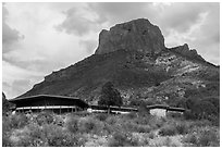 Chisos Mountain Lodge. Big Bend National Park ( black and white)