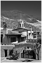 Scotty's Castle. Death Valley National Park ( black and white)