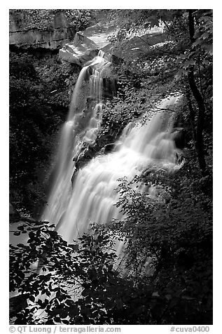 Brandywine falls. Cuyahoga Valley National Park (black and white)