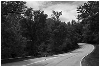 Gorge Parkway, Bedford Reservation. Cuyahoga Valley National Park ( black and white)