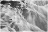 Moving water close-up, Tinkers Creek, Bedford Reservation. Cuyahoga Valley National Park ( black and white)