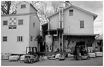Wilson Feed  Mill. Cuyahoga Valley National Park, Ohio, USA. (black and white)
