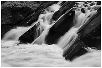 The Sinks, Tennessee. Great Smoky Mountains National Park ( black and white)