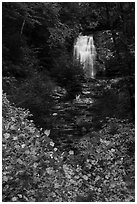 Meigs Falls, Tennessee. Great Smoky Mountains National Park ( black and white)