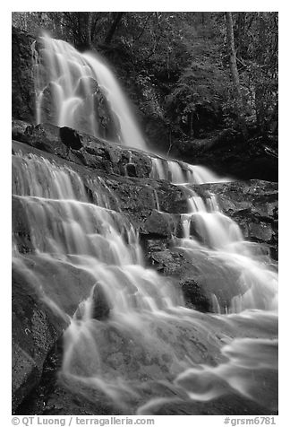 Laurel Falls, Tennessee. Great Smoky Mountains National Park, USA.