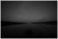 Night, Moskey Basin. Isle Royale National Park ( black and white)