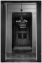 Hallway, Old Courthouse. Gateway Arch National Park ( black and white)