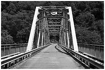 Tunney Hunsaker Bridge. New River Gorge National Park and Preserve ( black and white)