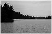 Mica Bay. Voyageurs National Park ( black and white)