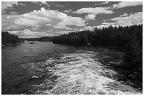 Below Kettle Falls. Voyageurs National Park ( black and white)