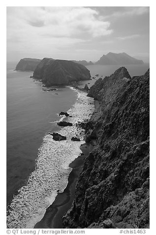 View from Inspiration Point, afternoon. Channel Islands National Park, California, USA.