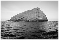 Sutil Island. Channel Islands National Park ( black and white)
