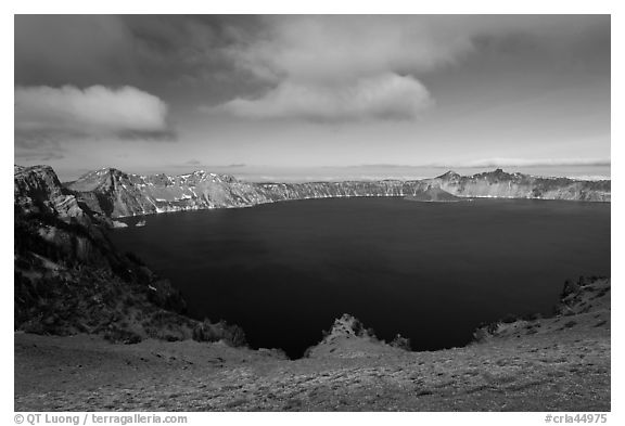 Lake view from Cloudcap overlook. Crater Lake National Park, Oregon, USA.
