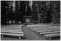 Amphitheater, Sunset Campground. Kings Canyon National Park ( black and white)