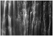 Water curtain, Marymere Fall. Olympic National Park ( black and white)
