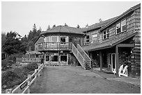 Kalaloch Lodge. Olympic National Park ( black and white)