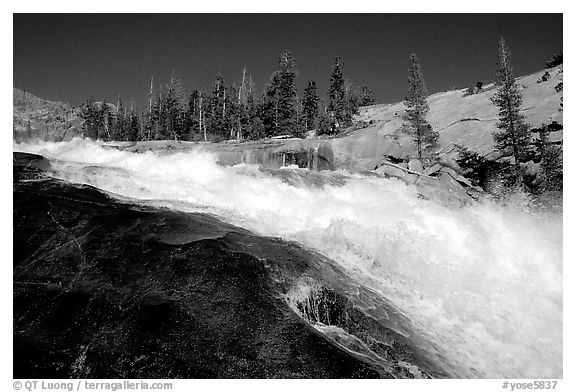 Le Conte falls of the Tuolumne River. Yosemite National Park, California, USA.