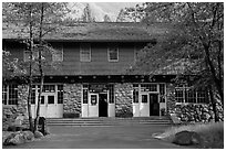 Post Office. Yosemite National Park ( black and white)