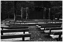 Amphitheater, former Lower River Campground. Yosemite National Park ( black and white)