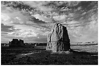 Tower, late afternoon. Arches National Park ( black and white)