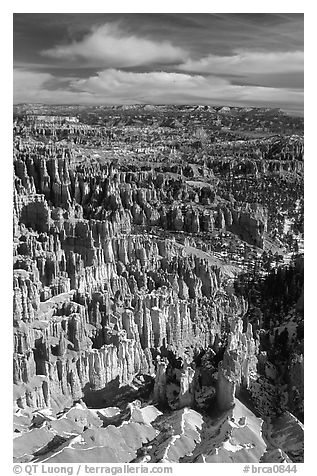 Silent City in Bryce Amphitheater from Bryce Point, morning. Bryce Canyon National Park, Utah, USA.
