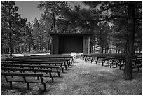 Amphitheater, North Campground. Bryce Canyon National Park ( black and white)