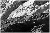 Waterpocket Fold and Red slide, sunrise. Capitol Reef National Park ( black and white)
