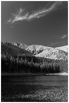 Teresa Lake. Great Basin National Park ( black and white)