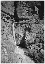 Deer Creek Falls. Grand Canyon National Park ( black and white)