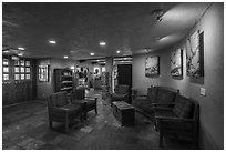 Lobby, Far View Lodge. Mesa Verde National Park ( black and white)
