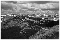 Gore range. Rocky Mountain National Park ( black and white)