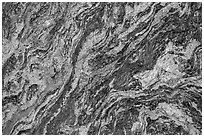 Close-up of granite rock. Rocky Mountain National Park, Colorado, USA. (black and white)