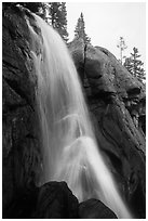 Ouzel Falls, Wild Basin. Rocky Mountain National Park ( black and white)