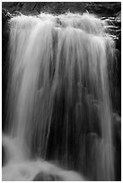 Alberta Falls 30 feet drop. Rocky Mountain National Park ( black and white)