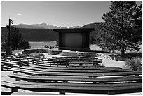 Amphitheater, Moraine Park Campground. Rocky Mountain National Park ( black and white)