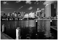 Darling harbour. Sydney, New South Wales, Australia (black and white)