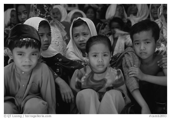 Children of muslim ethnicity. Phnom Penh, Cambodia