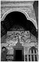 The Wat of Ban Xan Hai. Laos ( black and white)